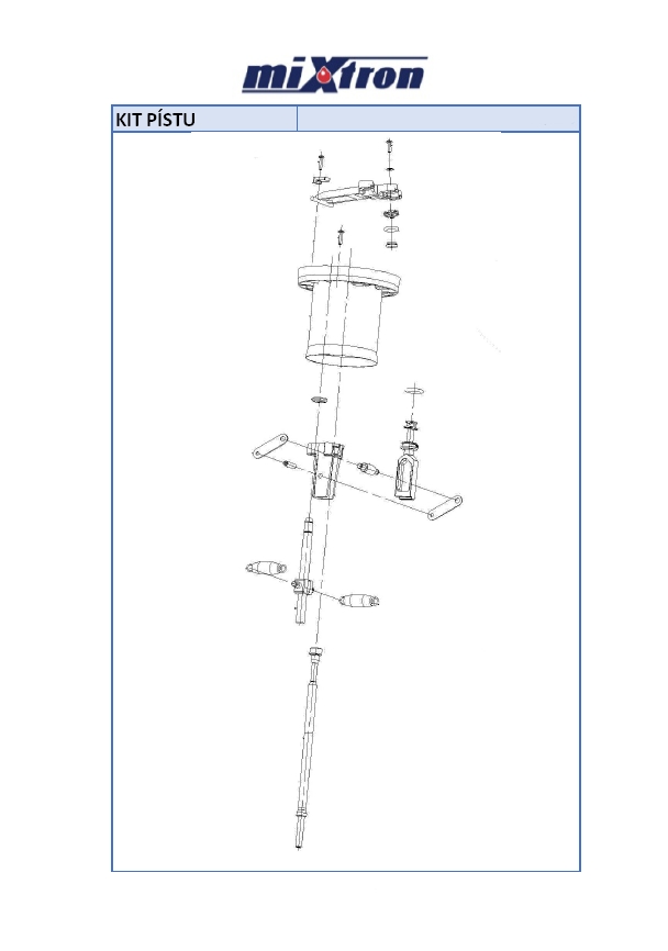 Kit pístu, mixtron, dávkovací a směšovací čerpadlo